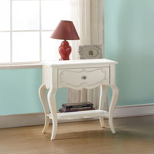 Edalene - Nightstand Pearl White