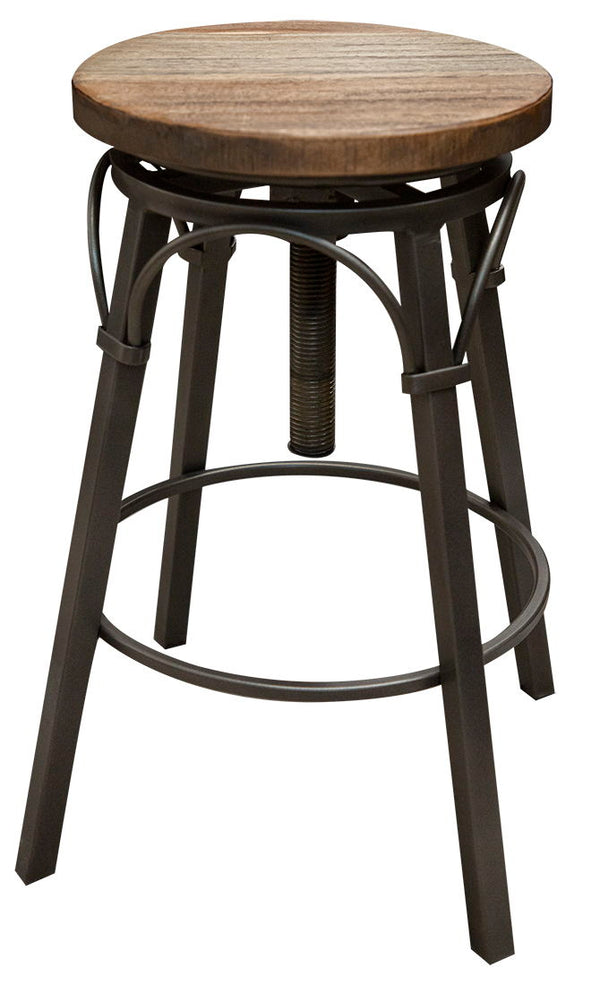 Montana - Swivel Stool - Two Tone Light Brown