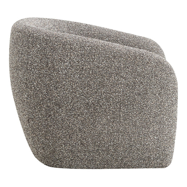Livia - Accent Chair - Brown & Gray Tweed