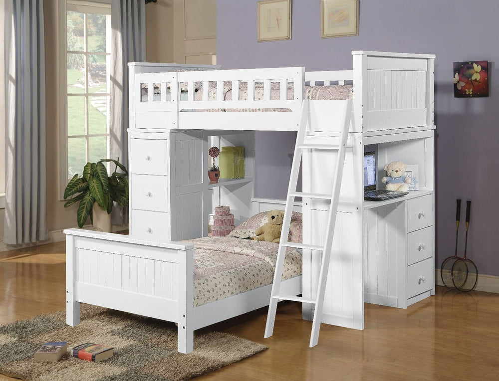 Willoughby - Loft Bed White Twin