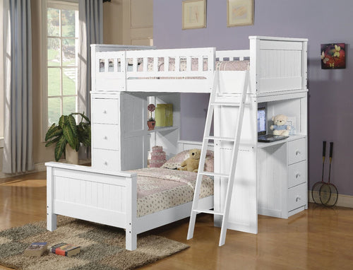 Willoughby - Loft Bed White Twin