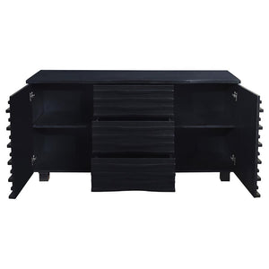 Stanton - 3-Drawer Sideboard Buffet Storage Cabinet - Black