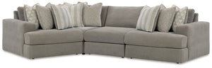 Avaliyah - Sectional Dark Gray 4 Pc. Sectional