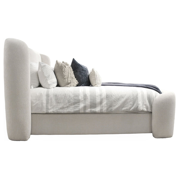 Shiloh - Wingback Upholstered Bed