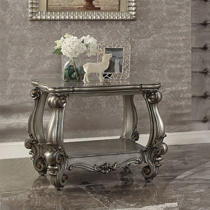 Versailles - Vintage End Table Antique Platinum