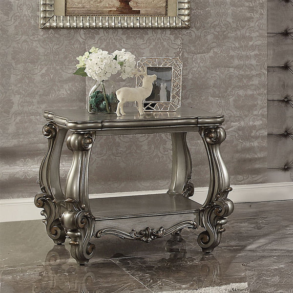 Versailles - Vintage End Table Antique Platinum