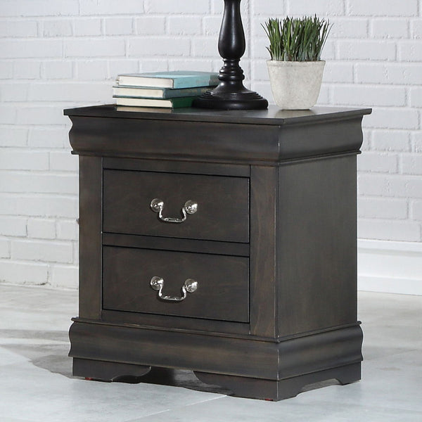 Louis Philippe - Nightstand Dark Gray