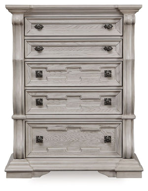 Bruchandi - Five Drawer Chest - Antique White