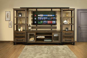 Loft Brown - Wall Unit - Dark Brown