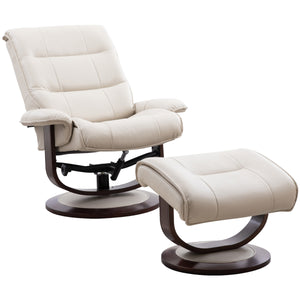 Knight - Manual Reclining Swivel Chair and Ottoman