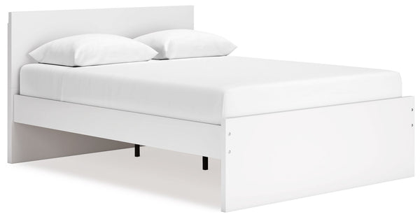 Onita - Panel Platform Bed White Queen None