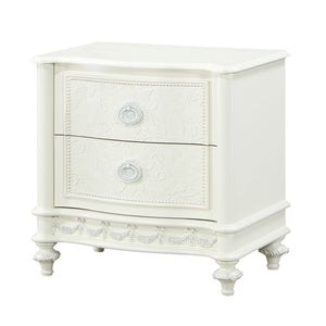Dorothy - Nightstand With 2 Drawers - Ivory