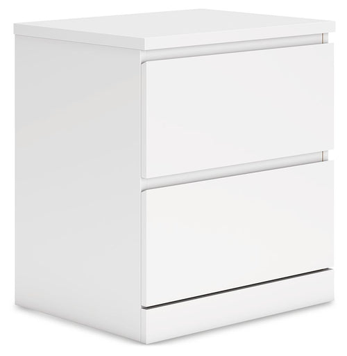 Onita - Two Drawer Night Stand White