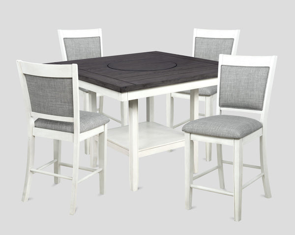 Fulton - 5 Piece Dining Room Set - Chalk White