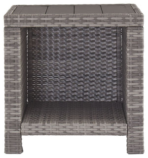 Salem - Gray - Square End Table