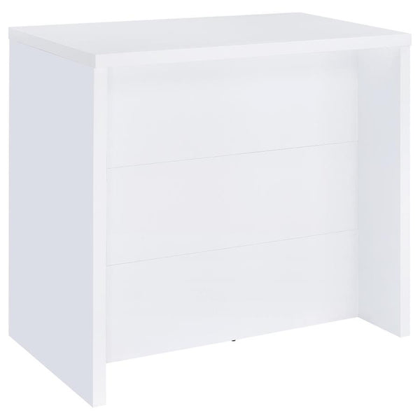 Topanga - Engineered Wood Freestanding Home Bar White