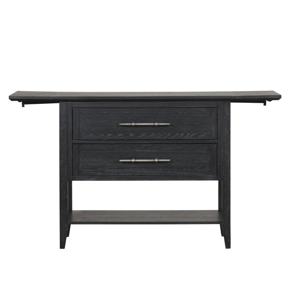 Sable Crest - Drop Leaf Server - Black