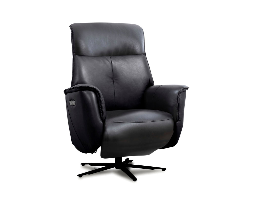 Tripp - Power Swivel Recliner Black 1 Piece