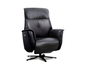 Tripp - Power Swivel Recliner Black 1 Piece