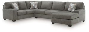 Clarington - Sectional Gray