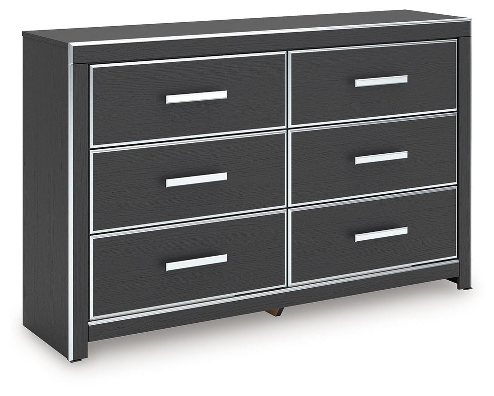 Zuraleus - Six Drawer Dresser Black Dressers