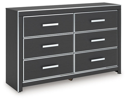 Zuraleus - Six Drawer Dresser Black Dressers