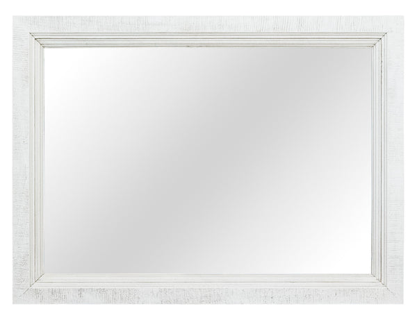 Stoa - Mirror - White / Brown