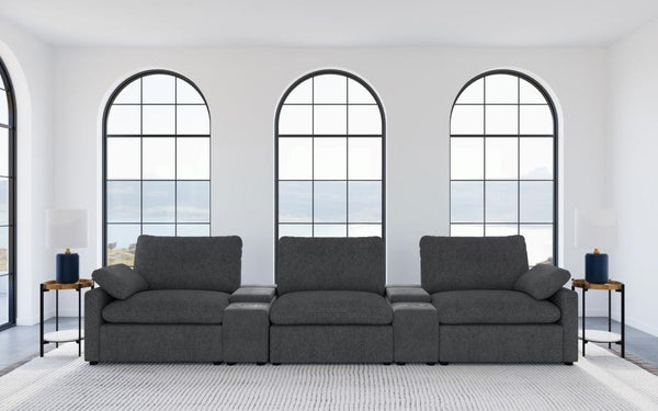 Collins - 5-Piece Power Reclining Home Theater Seating