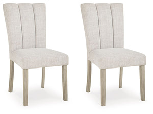 Larawyn - Dining Upholstered Side Chair (Set of 2) - Bisque