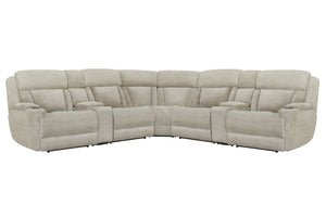 Dalton - Modular Power Reclining Sectional Lucky Fawn 7 Pc. Sectional