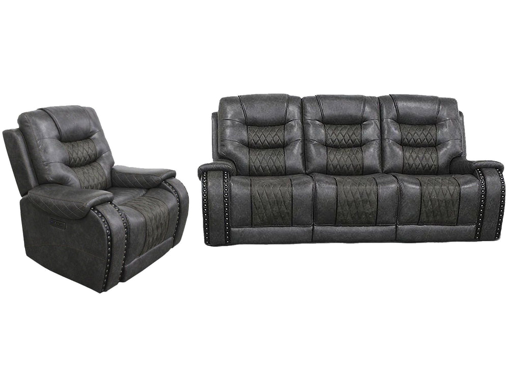 Outlaw - Power Reclining Sofa And Recliner - Stallion