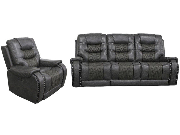 Outlaw - Power Reclining Sofa And Recliner - Stallion