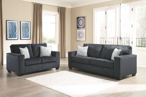 Altari - Sofa, Loveseat Dark Gray