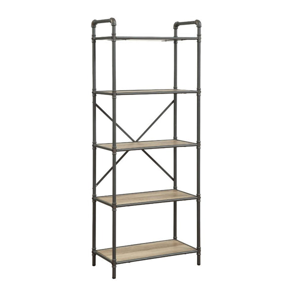 Itzel - Bookshelf Sandy Gray 26"W x 14"D x 63"H
