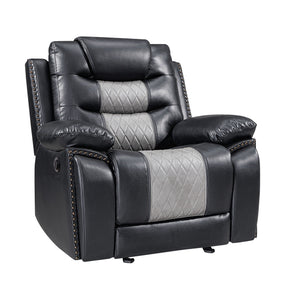 Nikko - Glider Recliner Black Power Reclining