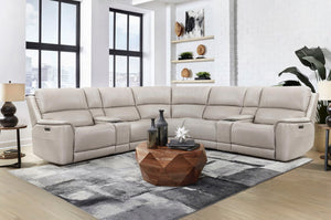 Easton - Power Reclining Sectional With Power Adjustable Headrests