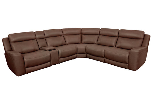 Calgary - Sectional Autumn Umber 6 Pc. Sectional