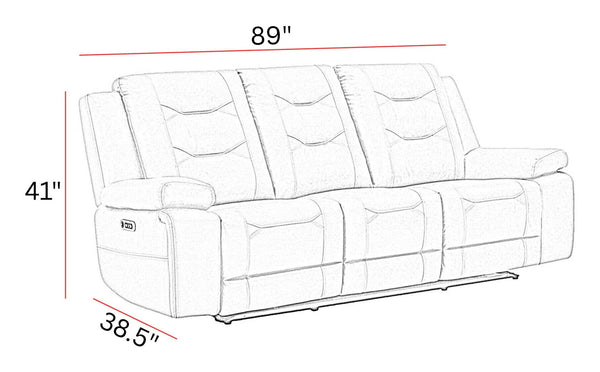 Caldwell - Power Reclining Sofa