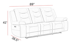 Caldwell - Power Reclining Sofa Set