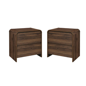 Mara - Two Drawer End Table / Bedside Table (Set of 2)