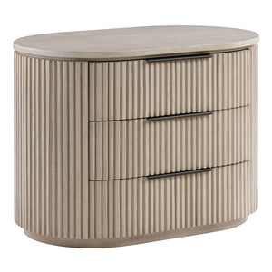 Leanna - Nightstand With USB Port - Light Oak