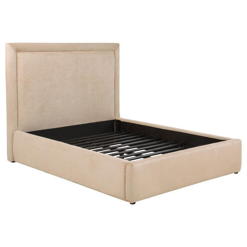 Lawson - Upholstered Platform Bed Beige Full