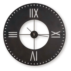 Lytle - Wall Clock - Antique Brown