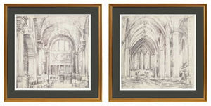 Downyard - Wall Art Set (Set of 2) - Black / Beige