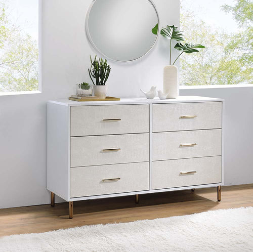 Myles - Dresser White
