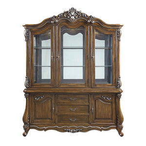 Latisha - Buffet & Hutch - Antique Oak