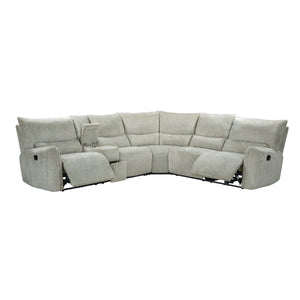 Remsen - Reclining Sectional Gray 3 Pc. Reclining Sectional