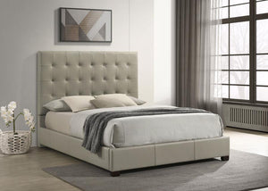 Medley - Genuine Leather Platform Bed