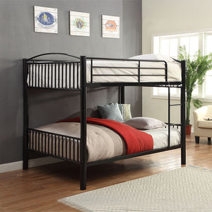 Cayelynn - Bunk Bed Black Full over Full