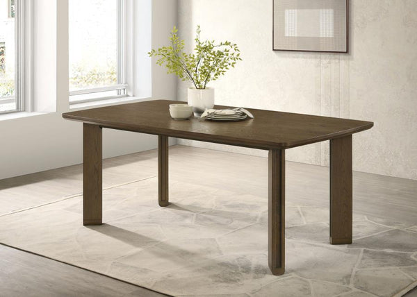 Ottowa - Rectangular Wood Dining Table - Brown